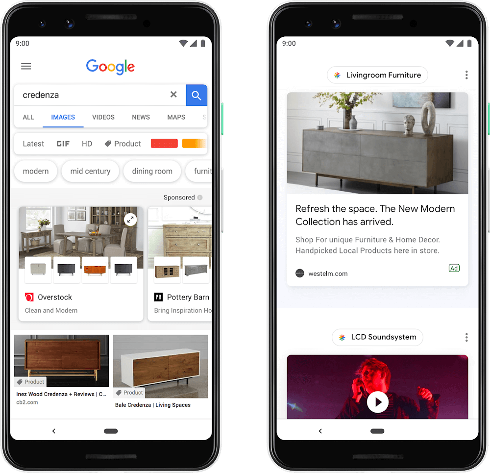>Google Gallery Ads