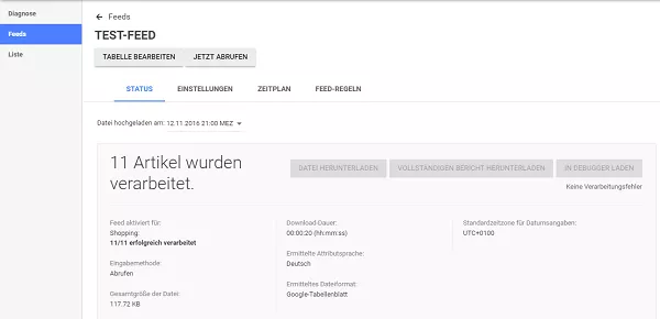 >Google Merchant Center Screenshot